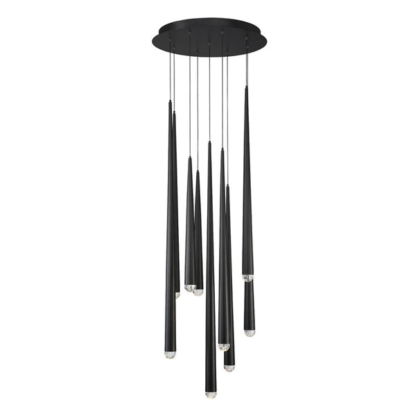 Cascade Crystal LED Round Chandelier