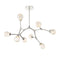 Catalyst LED Chandelier  option Polished Nickel