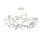 Chaos LED Round Chandelier  option Brushed Aluminum