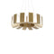Chronos LED Chandelier  option Aged Brass