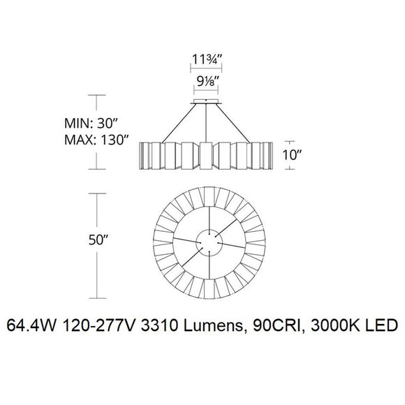 Chronos LED Chandelier