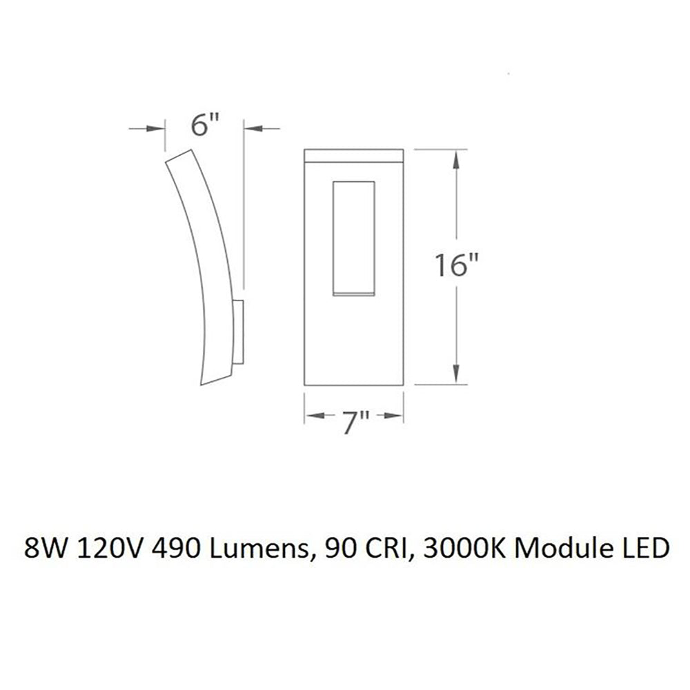 Dawn Indoor / Outdoor Wall Light