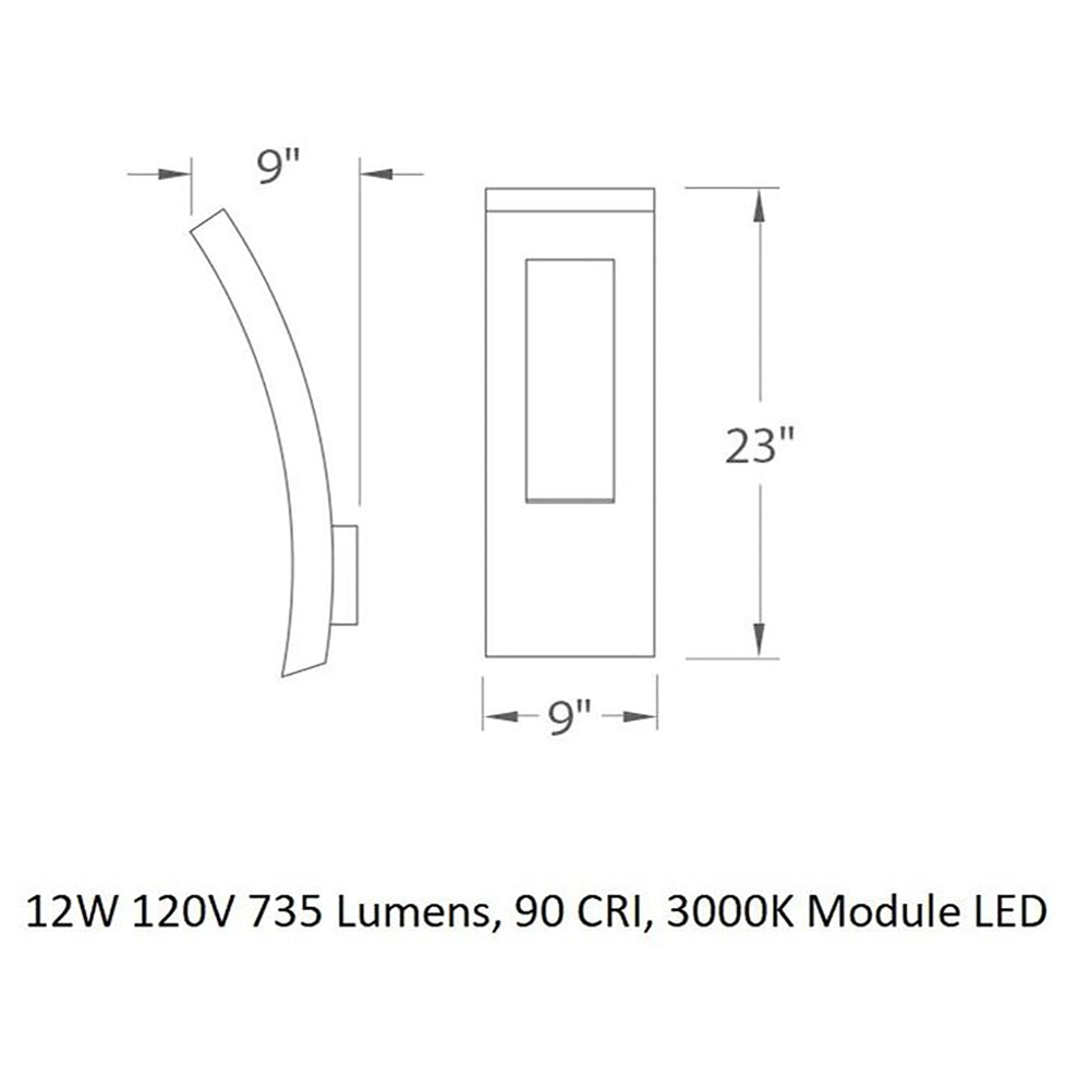 Dawn Indoor / Outdoor Wall Light
