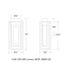Dorne LED Outdoor Wall Light