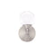 Double Bubble LED Wall Sconce  option Satin Nickel
