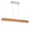 Drift Linear Pendant Light  option Walnut