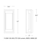 Elyse LED Outdoor Wall Light