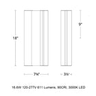 Enigma LED Outdoor Wall Light