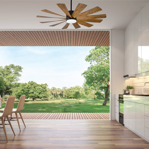 Windflower Indoor/Outdoor LED Smart Ceiling Fan - Thumbnail 2