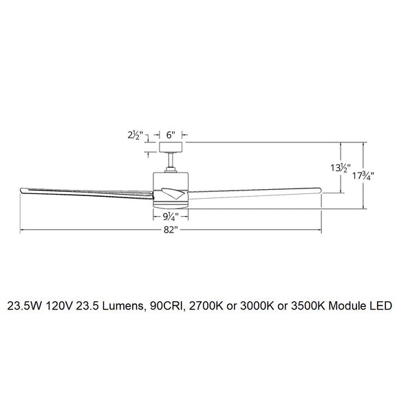 Windflower Indoor/Outdoor LED Smart Ceiling Fan