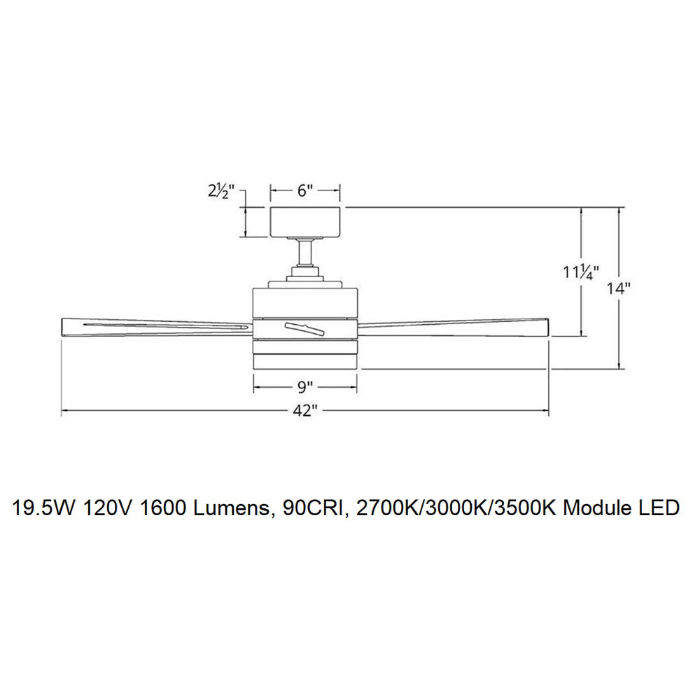 Wynd Indoor/Outdoor LED Smart Ceiling Fan