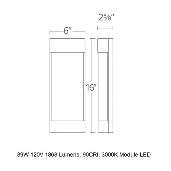 Fathom LED Outdoor Wall Light