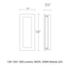 Frost LED Outdoor Wall Light