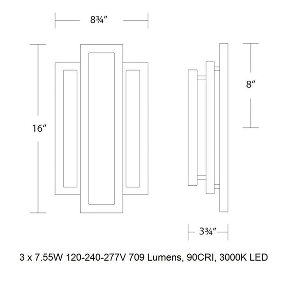 Fury LED Wall Sconce