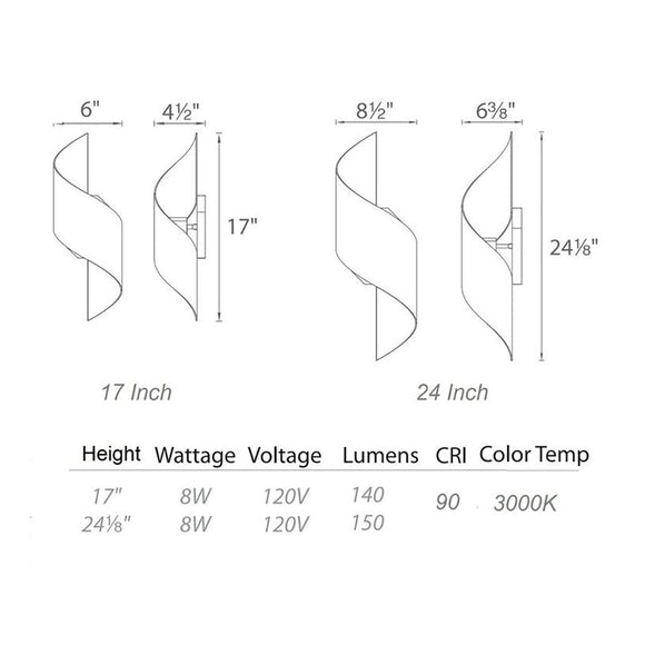 Helix Indoor / Outdoor Wall Light