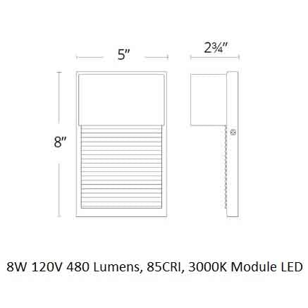 Hiline LED Outdoor Wall Light