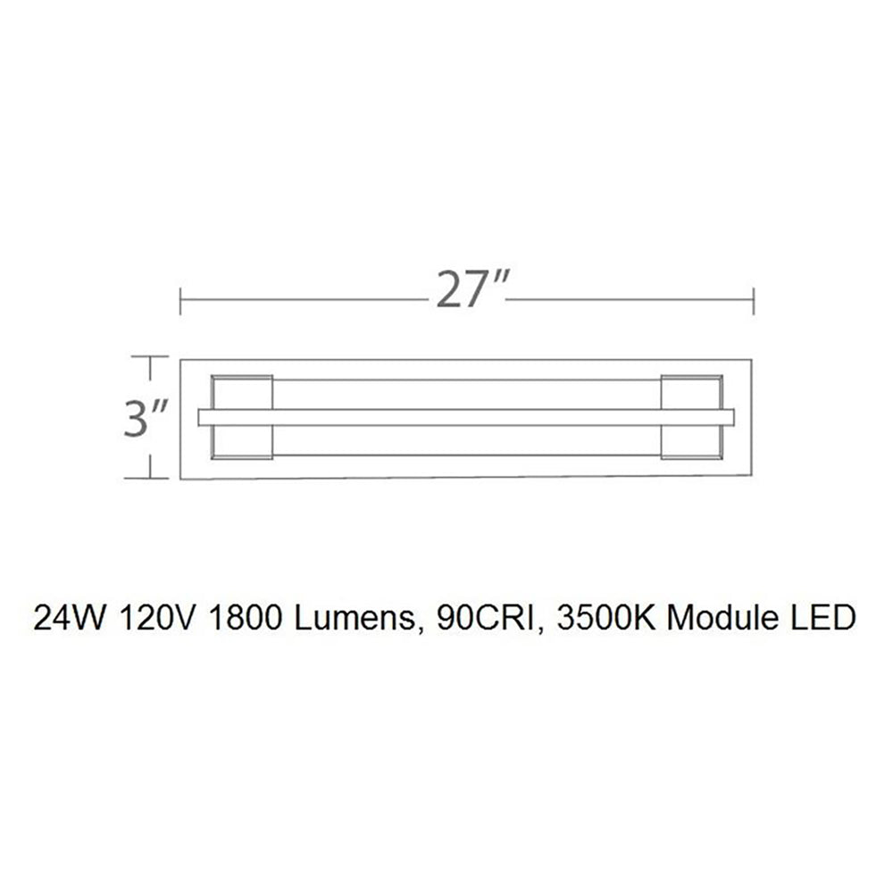 Ice LED Bathroom Vanity / Wall Light