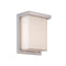 Ledge Indoor/Outdoor Wall Light  option Brushed Aluminum