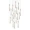 Magic Multi Pendant Light with Round Canopy  option 15 Lights