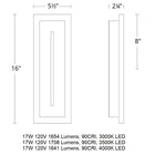 Midnight LED Outdoor Wall Sconce