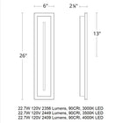 Midnight LED Outdoor Wall Sconce