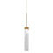 Minx LED Pendant Light  option Aged Brass