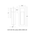 Mist LED Outdoor Wall Light