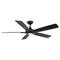 Mykonos 5 Indoor/Outdoor LED Smart Ceiling Fan  option Matte Black