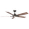 Mykonos 5 Indoor/Outdoor LED Smart Ceiling Fan  option Oil Rubbed Bronze / Barn Wood