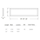 Neo Rectangular Wall / Ceiling Light