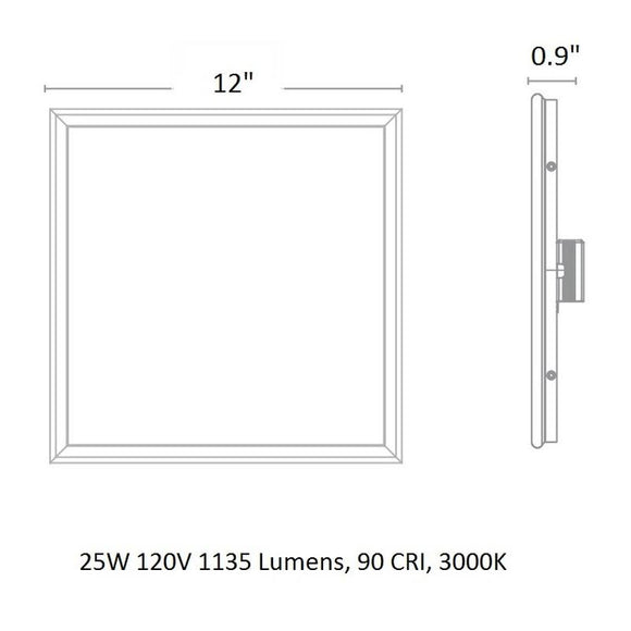 Neo Square Wall / Ceiling Light