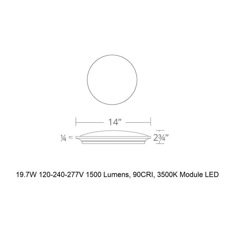 Puck LED Flush Mount