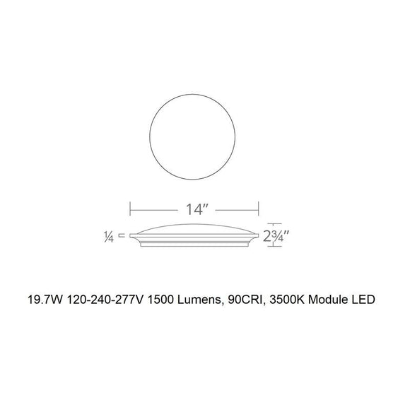 Puck LED Flush Mount