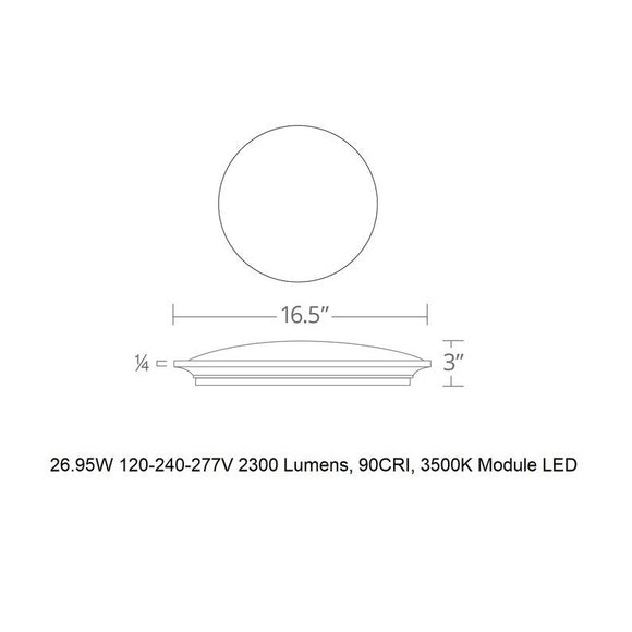 Puck LED Flush Mount