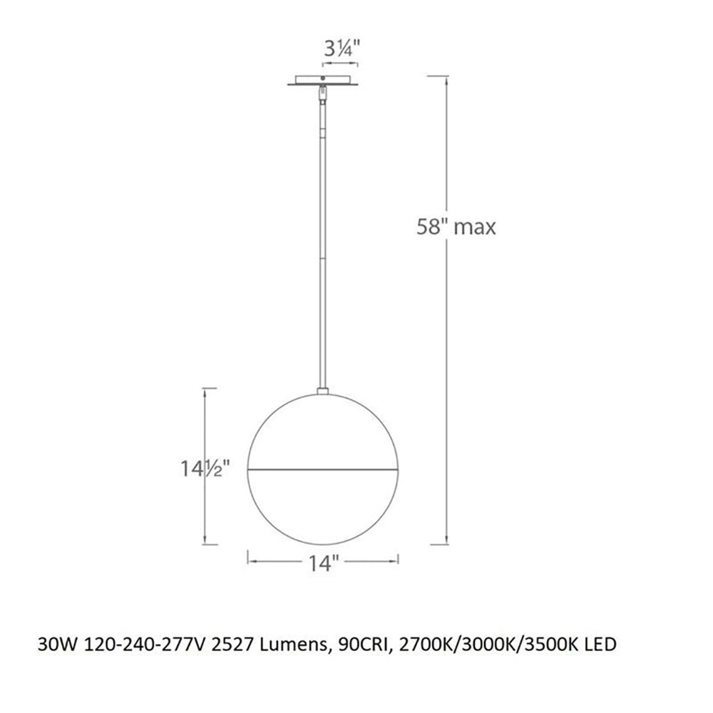 Punk LED Pendant Light