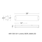 Quarry LED Bathroom Vanity / Wall Light