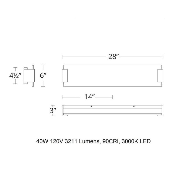 Quarry LED Bathroom Vanity / Wall Light