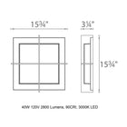 Razor LED Flush Mount