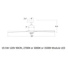 Aviator Indoor/Outdoor LED Ceiling Fan