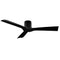 Aviator Flush Mount Smart Ceiling Fan  option Matte Black