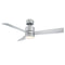 Axis Indoor/Outdoor LED Smart Ceiling Fan  option Titanium Silver