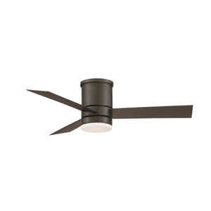 Axis Indoor/Outdoor LED Smart Flush Mount Ceiling Fan
