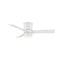Axis Indoor/Outdoor LED Smart Flush Mount Ceiling Fan  option Matte White