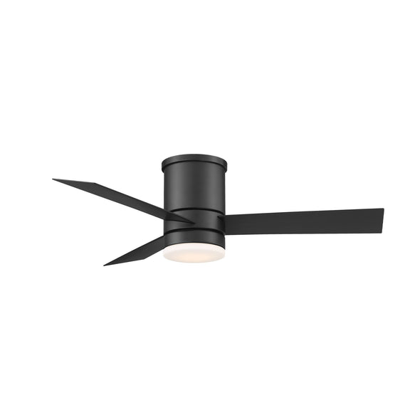 Axis Indoor/Outdoor LED Smart Flush Mount Ceiling Fan