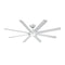 Hydra Indoor/Outdoor LED Smart Ceiling Fan  option Titanium Silver