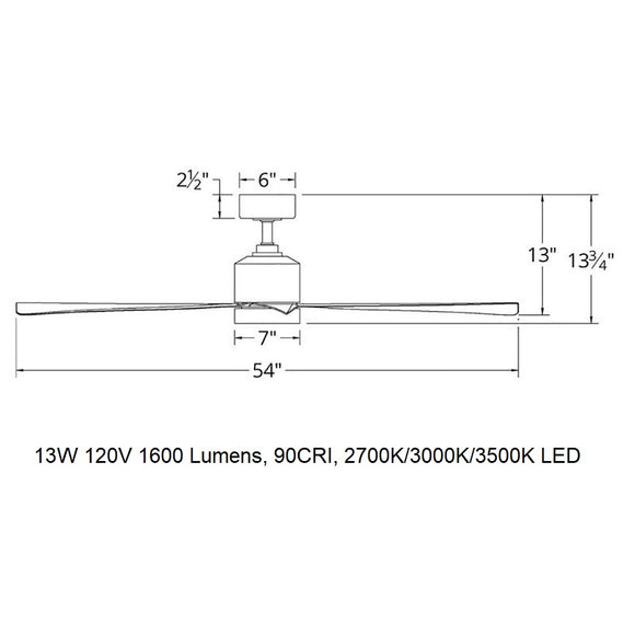 Lotus Indoor/Outdoor LED Smart Ceiling Fan