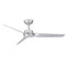 Roboto Indoor/Outdoor Smart Ceiling Fan  option Brushed Aluminum