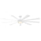 Wynd XL Indoor/Outdoor LED Smart Ceiling Fan  option Matte White