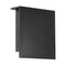 Square Outdoor Wall Light  option Black