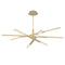 Stacked Chandelier  option Brushed Brass